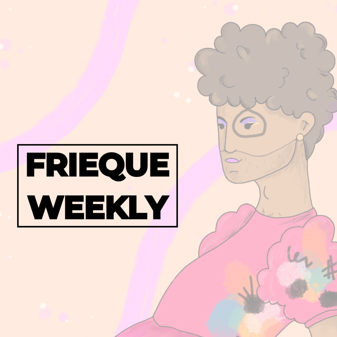 illustratie van de banner voor de nieuwsbrief van FRIEQUE; FRIEQUE Weekly
